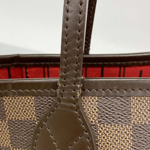 LOUIS VUITTON Brown Damier Neverfull PM Tote Bag - Picture 6 of 12